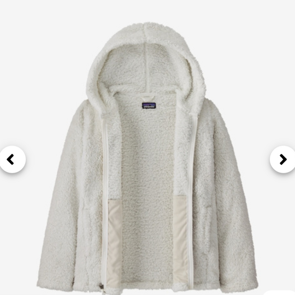 Patagonia Girls Los Gatos fleece hoodie worn wear
